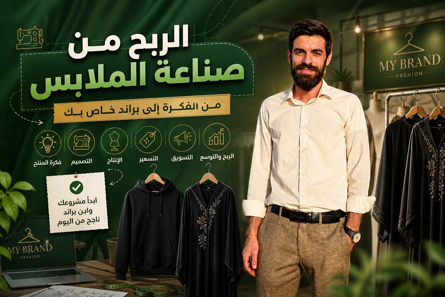 محمي: كورس صناعة الملابس والربح من هذا المجال